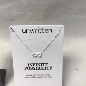 Unwritten Silver Necklace INFINITE POSSIBILITY 2 for $15.00
